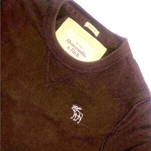 Abercrombie and Fitch Cotton Sweater Brown Cooffee Turtle Neck